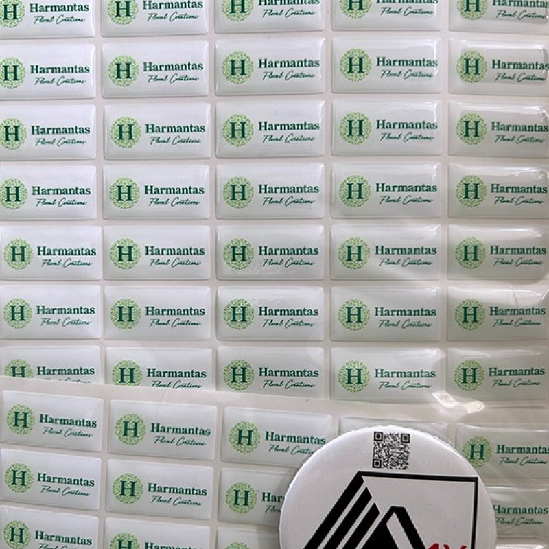 Αυτοκόλλητα, Σιλικόνης DOMING   με το δικό σας Σχεδιο σε οτι σχήμα και μέγεθος θέλετε! κωδ.01