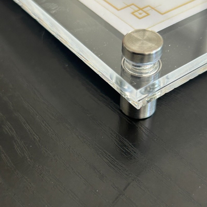 Ταμπέλα Εισόδου Ιατρείου, Διαφανές Plexiglass κωδ. 0111