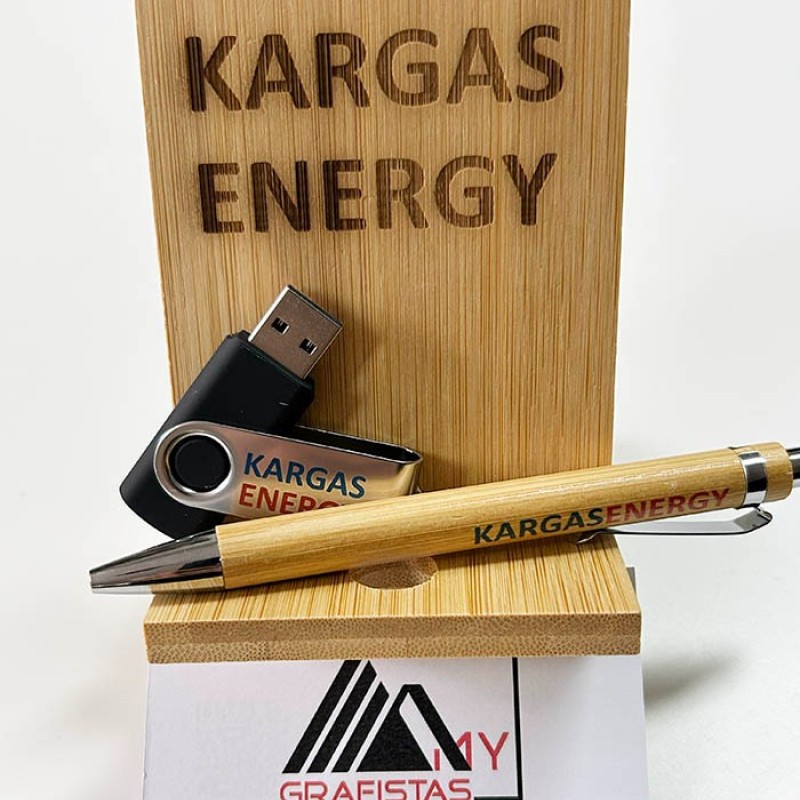 wireless charger stand in bamboo Με Χάραξη  το Σχεδιο σας Κωδ.06277-767 