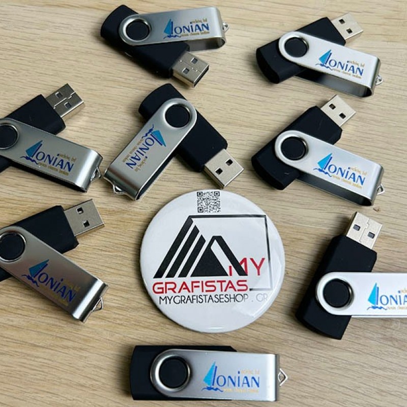 Usb stick 4GB κωδ. 064A Με Εκτύπωση 2,10 το Σχεδιο σας Usb stick 4GB κωδ. 064A Με Εκτύπωση 2,10 το Σχεδιο σας