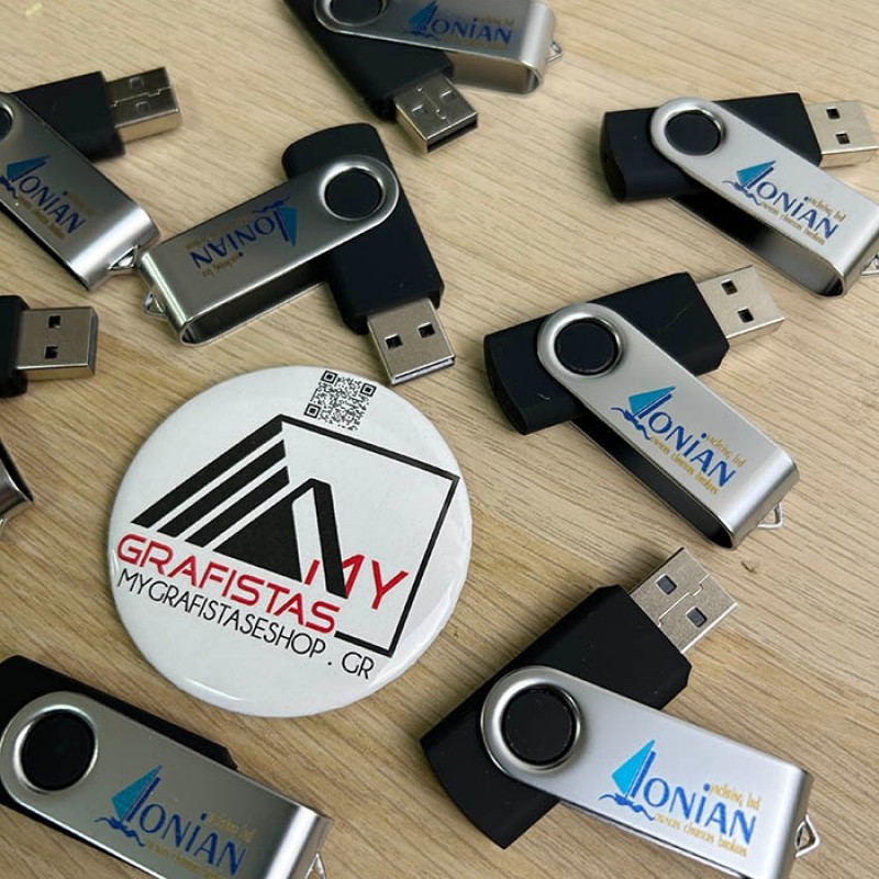 Usb stick 4GB κωδ. 064A Με Εκτύπωση 2,10 το Σχεδιο σας Usb stick 4GB κωδ. 064A Με Εκτύπωση 2,10 το Σχεδιο σας